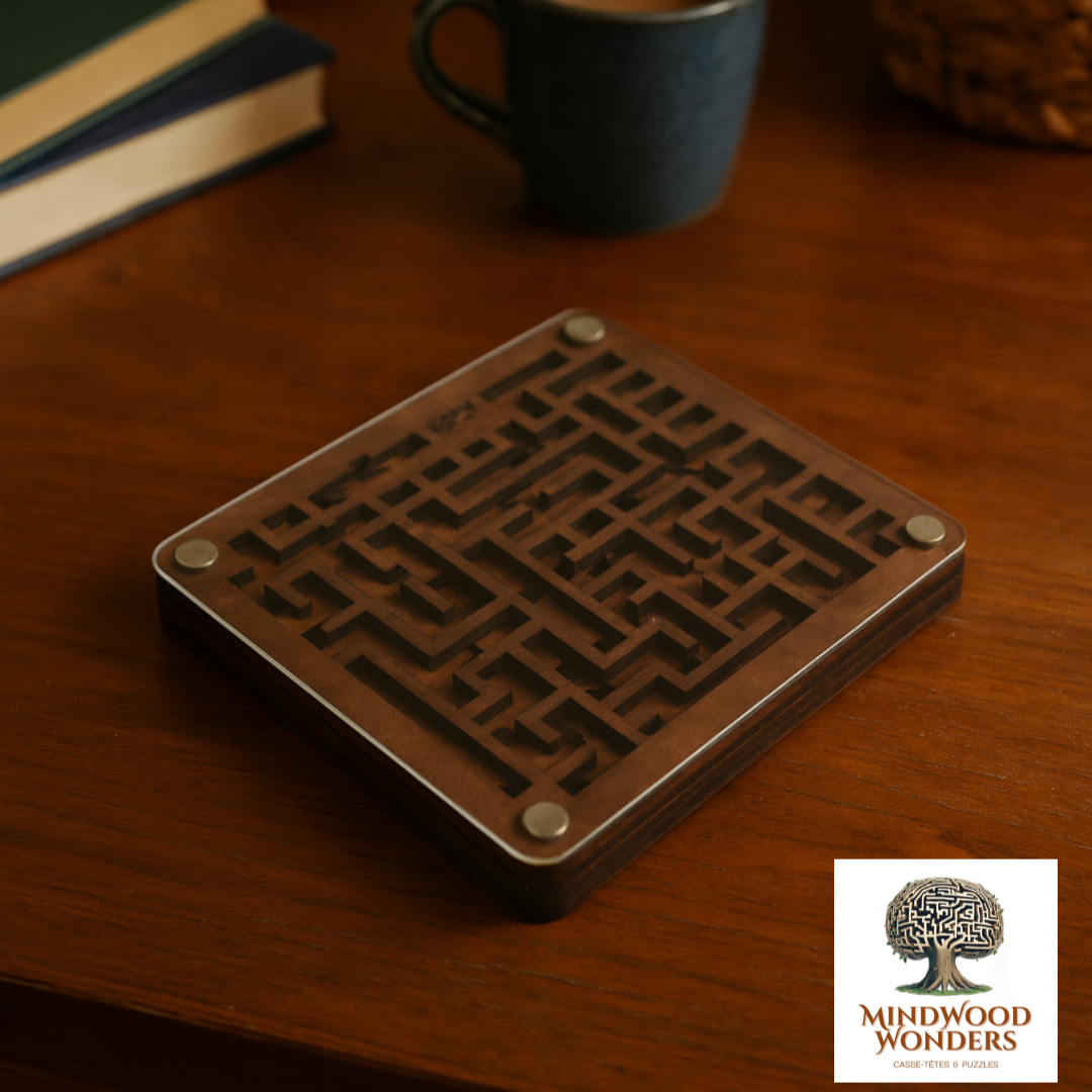Casse-tête - Labyrinthe "Le Red Jack" | MindWood Wonders
