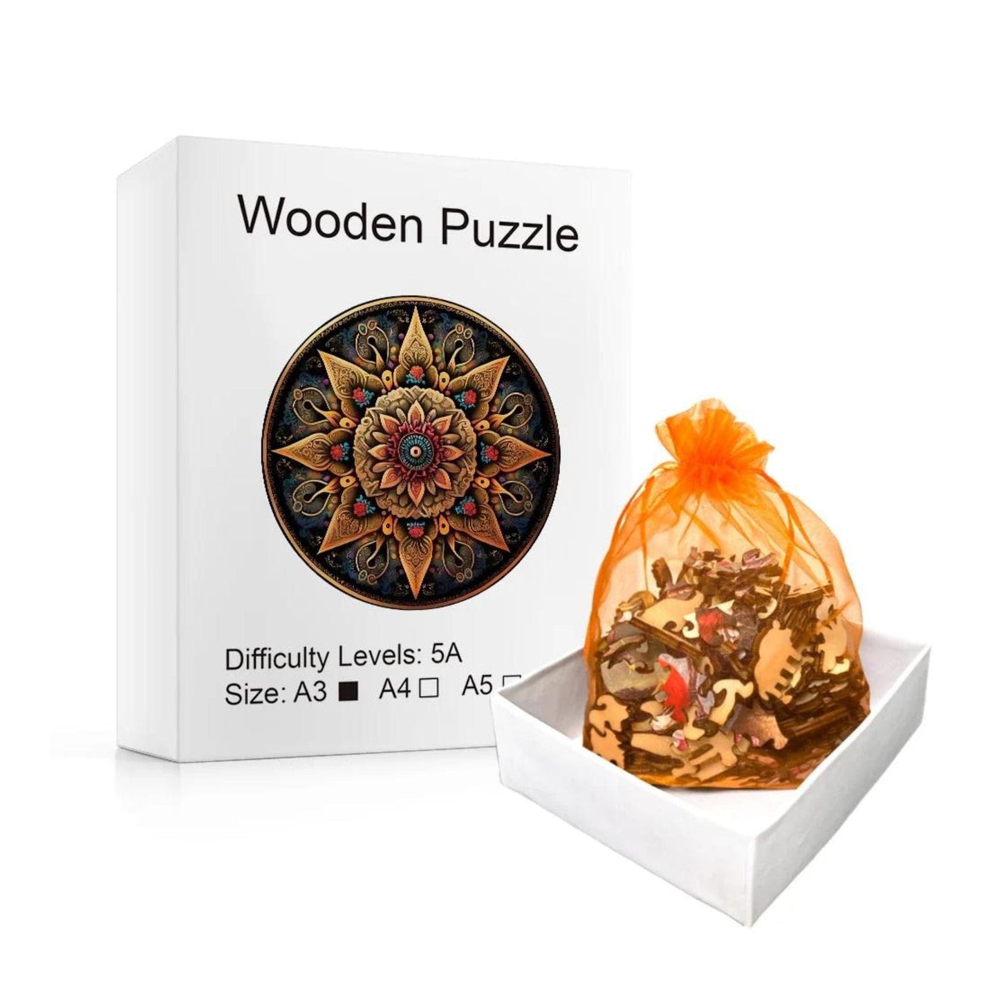 Puzzle 2D - La Fleur Soleil | MindWood Wonders