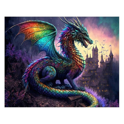 Puzzle 2D - Le Roi Dragon Mystérieux | MindWood Wonders