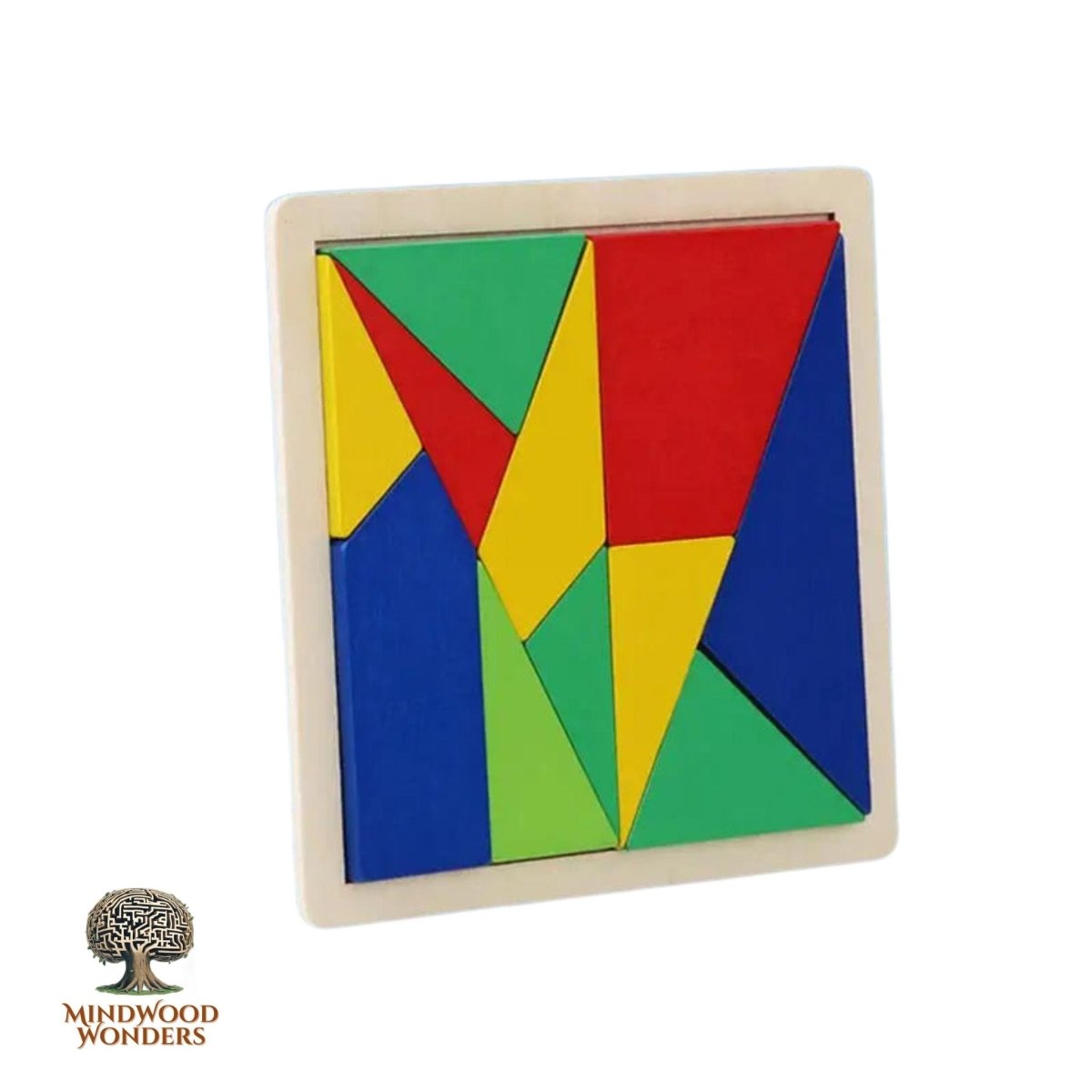 Puzzle Tangram Pièces en terre cuite - France Puzzle Tangram Pièces en terre cuite - France
