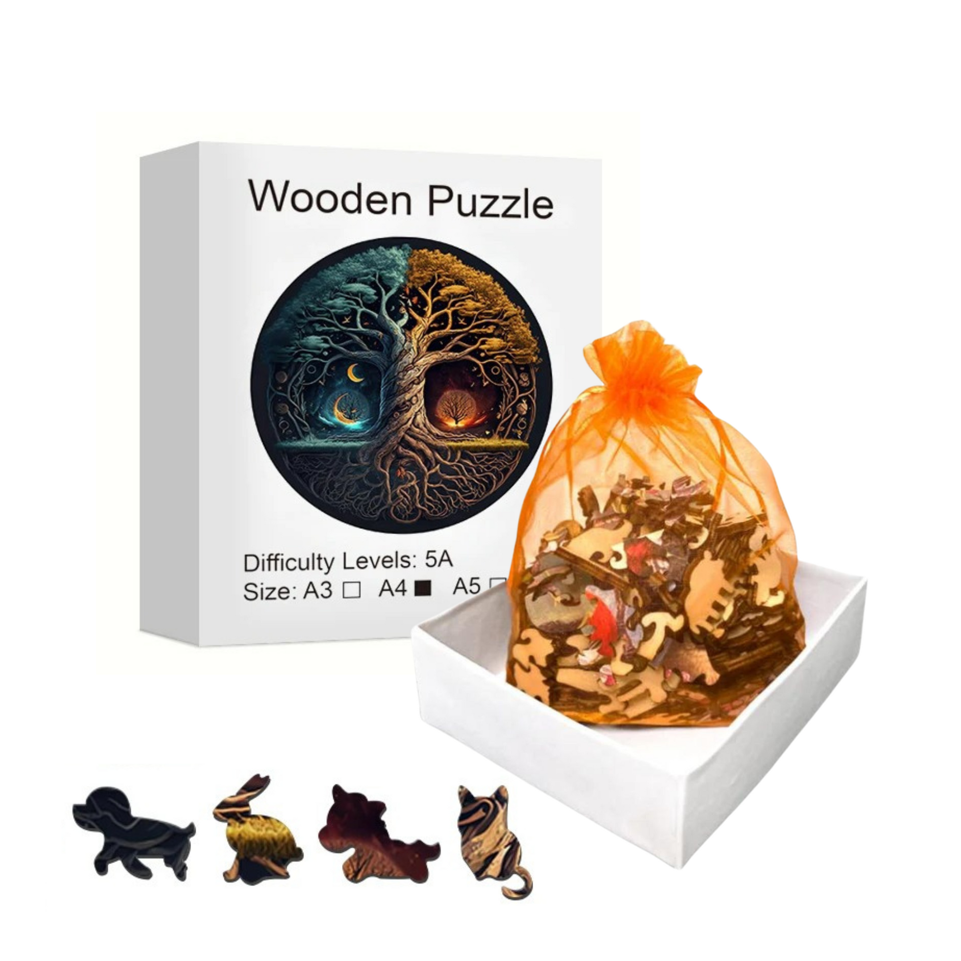 Puzzle 2D - L’Arbre du Temps | MindWood Wonders