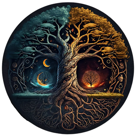 Puzzle 2D - L’Arbre du Temps | MindWood Wonders