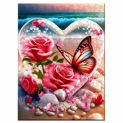 Puzzle 2D - L'Éclat d'Amour | MindWood Wonders
