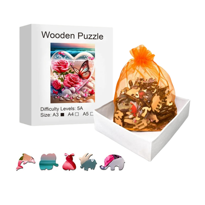 Puzzle 2D - L'Éclat d'Amour | MindWood Wonders