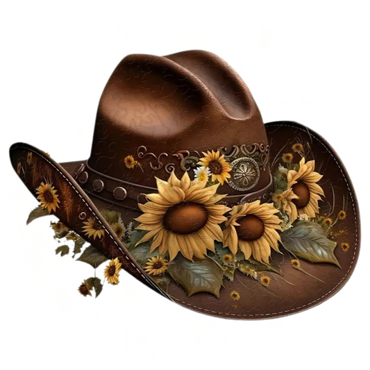 Puzzle 2D - Le Chapeau du Far West | MindWood Wonders