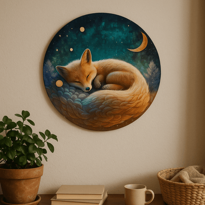 Puzzle 2D - Le Renard Endormi | MindWood Wonders