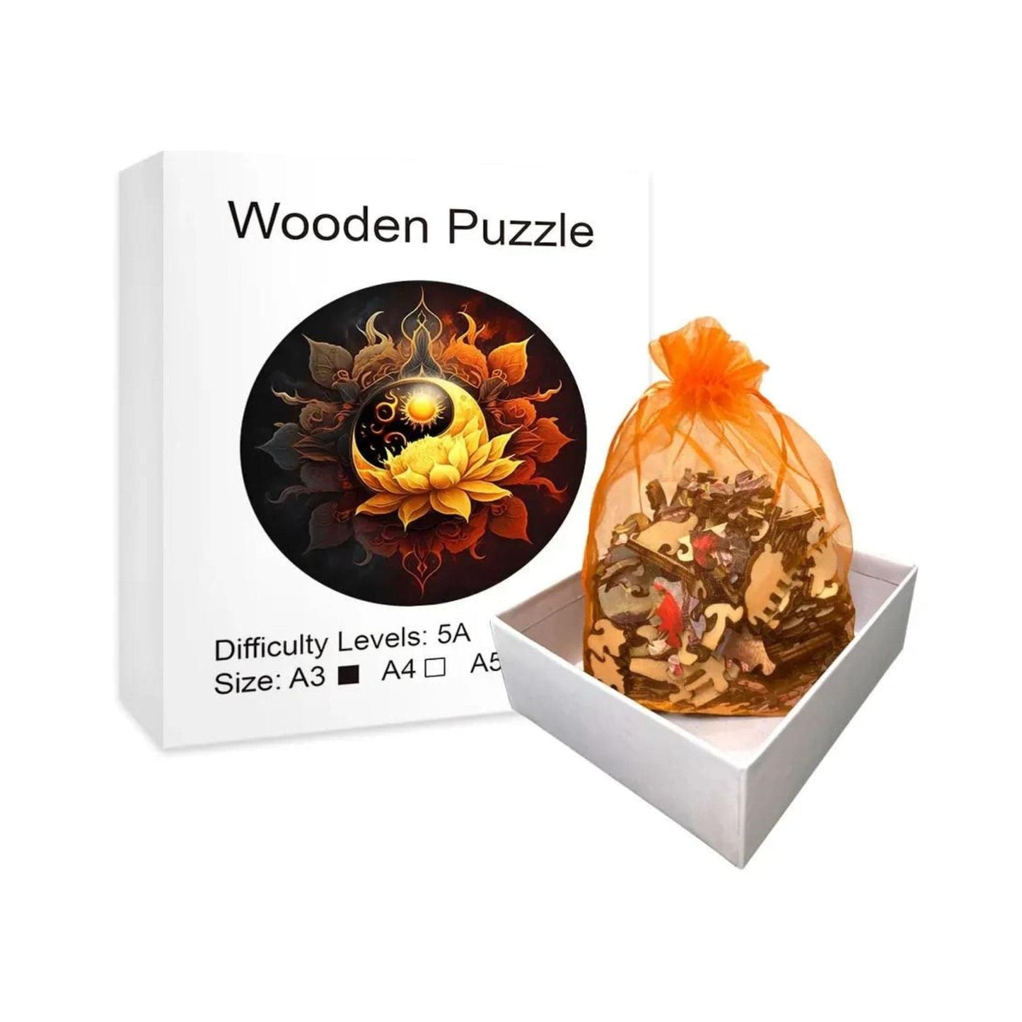 Puzzle 2D - Les Fleurs de la Nuit | MindWood Wonders