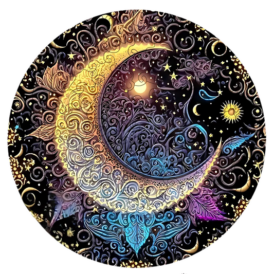 Puzzle 2D - Soleil et Lune Enchantés | MindWood Wonders