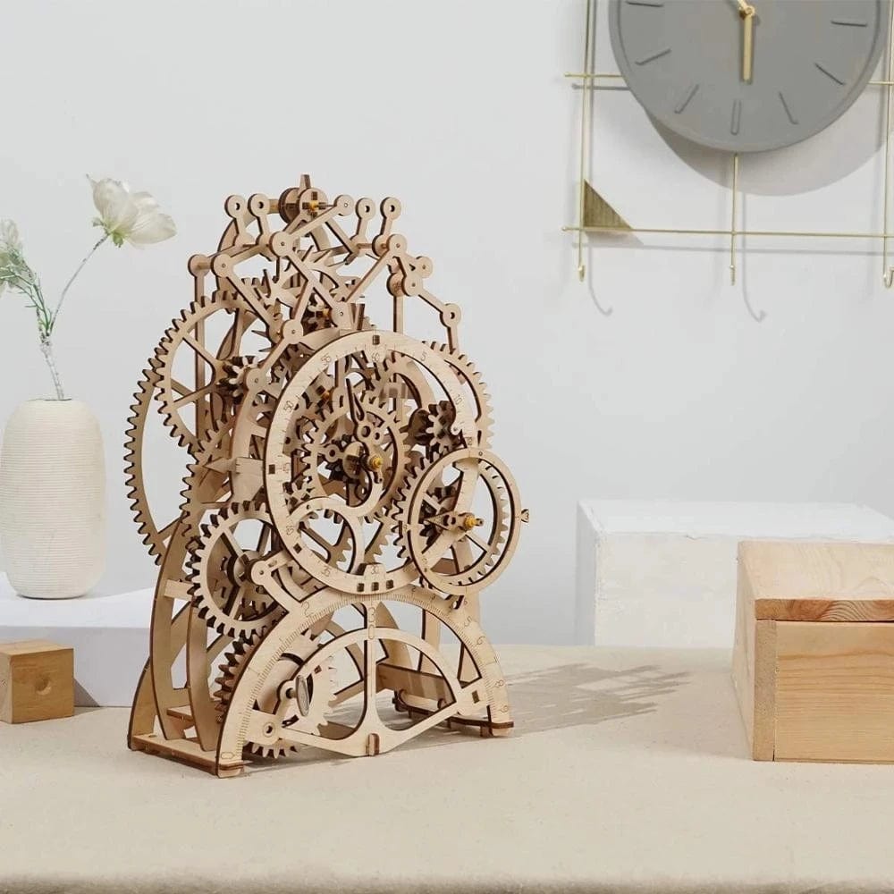 Puzzle 3D - L'Horloge Mécanique | MindWood Wonders
