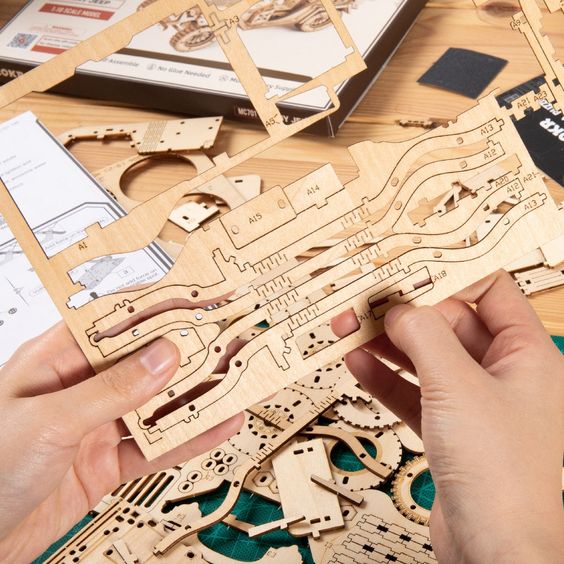 Puzzle 3D - La Jeep Militaire | MindWood Wonders