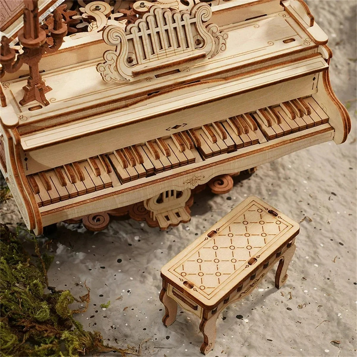 Puzzle 3D - Le Piano Musical | MindWood Wonders