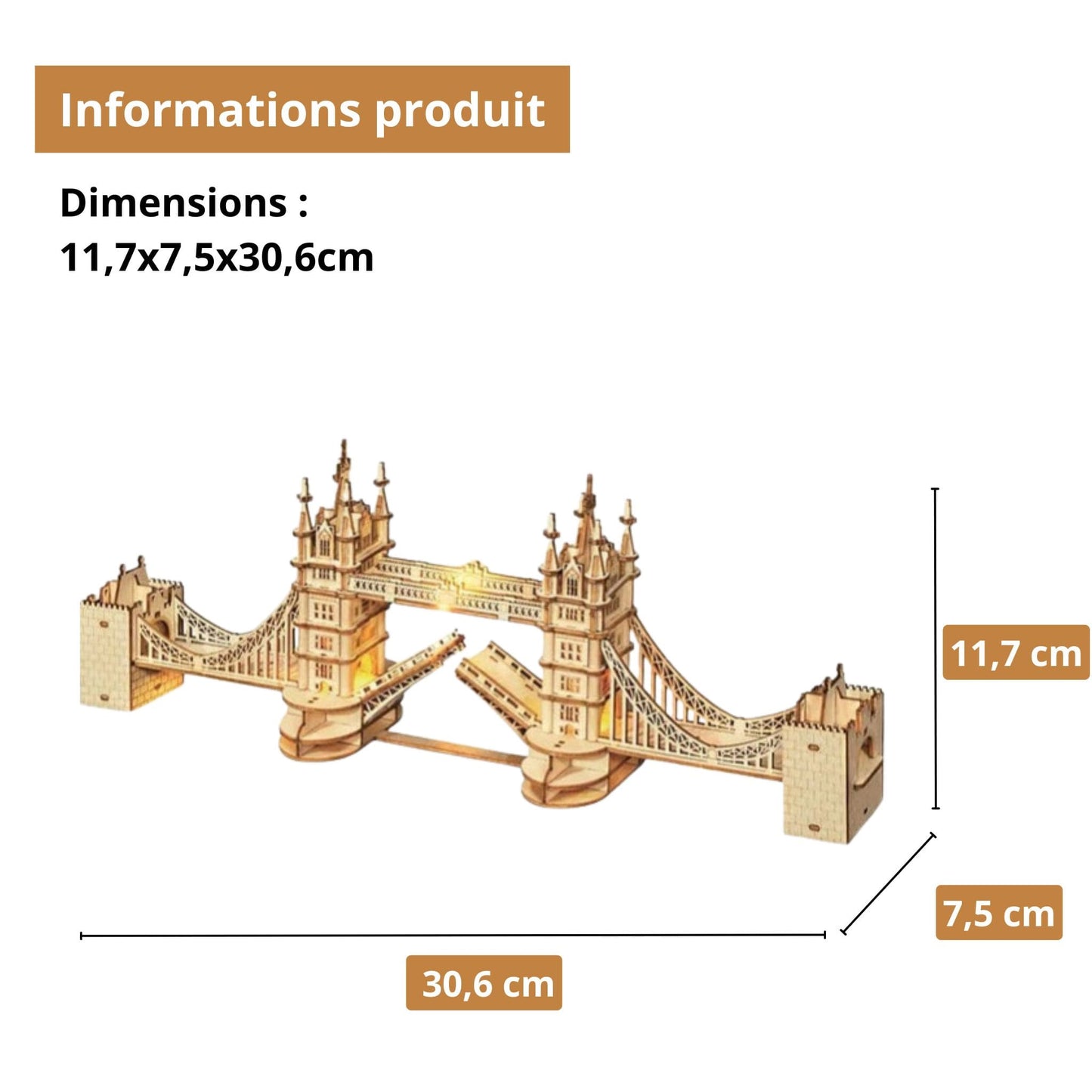 Puzzle 3D - Tower Bridge Londres
